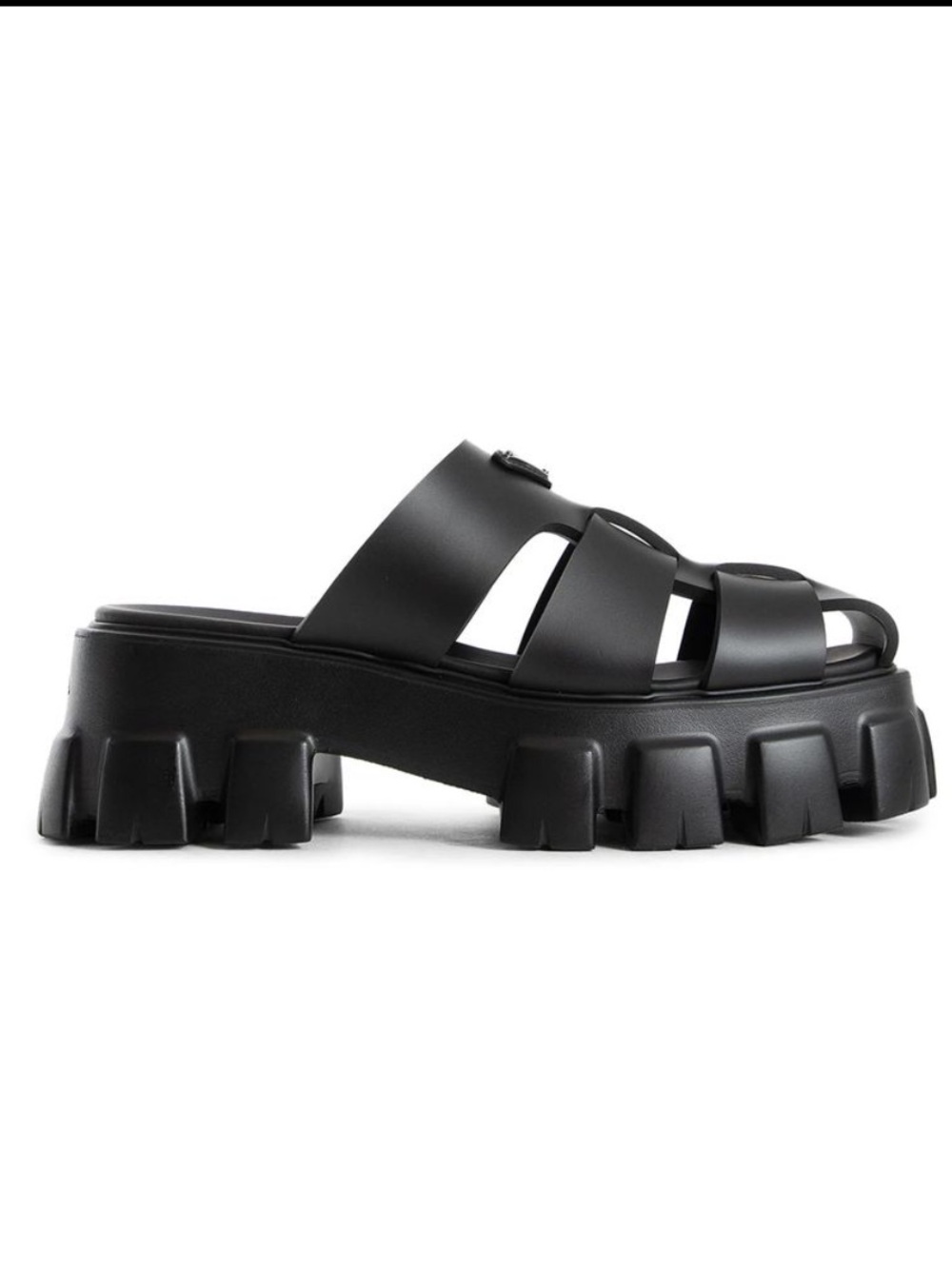 Brand new Prada Monolith Leather Mule size EU 37